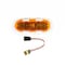Truck-Lite 60 Series, Led, Yellow Oval, 26 Diode, Auxiliary Turn Signal, Gray Flange Mount, Fit 'N Forget 60072Y - alternate 5
